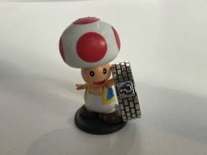 Toad poses with the ring