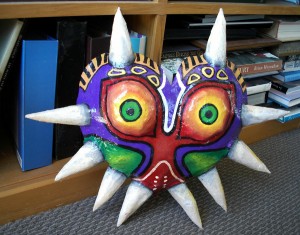 majora's Mask propped up